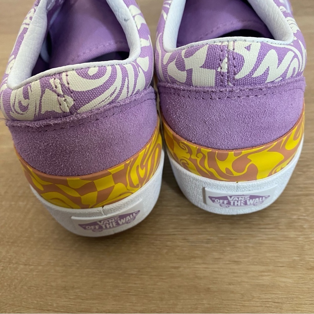 Vans Old Skool Stacked Wavy Days Platform Skate Shoes Purple Size 7 Women's - Picture 4 of 10